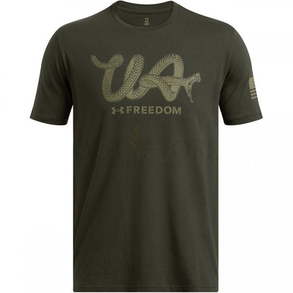 Under Armour Mens Freedom Military T-Shirt - Artillery Green - M