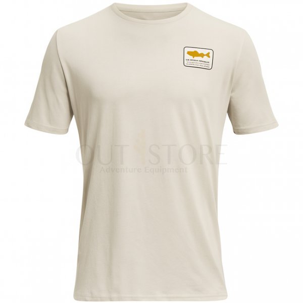 Under Armour Mens Walleye Short Sleeve - Sandstorm / Gold League - 2XL