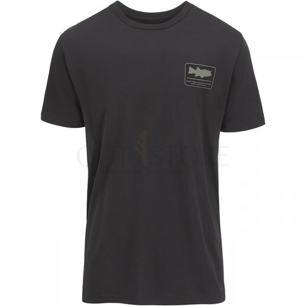 Under Armour Mens Bass Short Sleeve - Anthracite / Silica Green - L