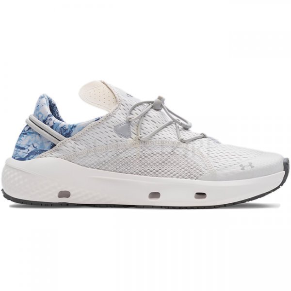 Under Armour Mens Kilchis Camo Fishing Shoes - Distant Grey / White / Mod Grey - 9