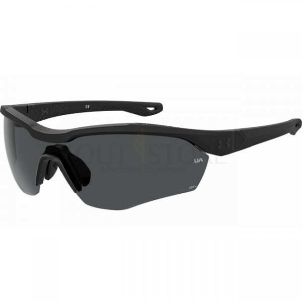 Under Armour Yard Pro Sunglasses - Matte Black - Grey