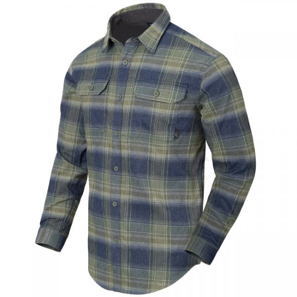 Helikon-Tex GreyMan Shirt - Blast Blue Plaid - 2XL