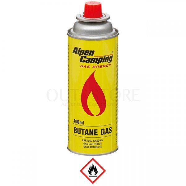 Alpen Camping Valve Gas Cartridge Butane 220 g