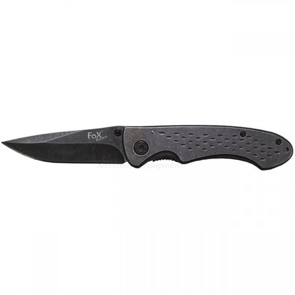 FoxOutdoor Jack Knife Stonewashed Metal Handle - Grey