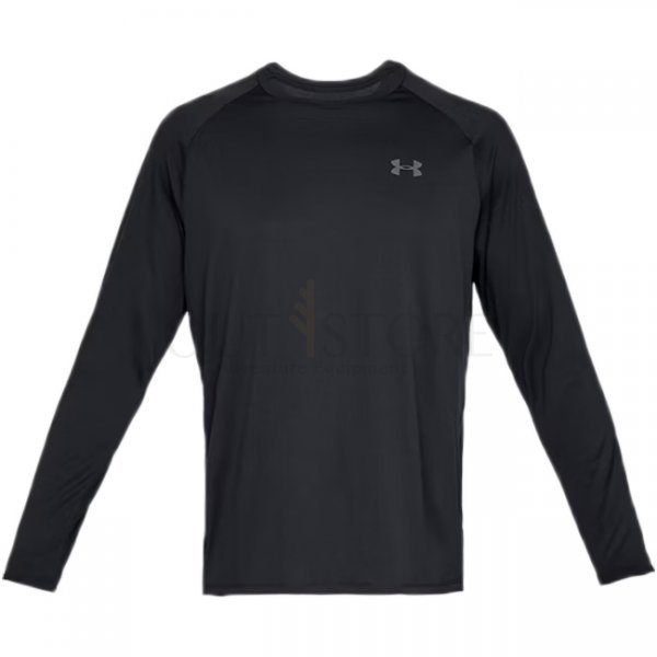 Under Armour Tech Long Sleeve - Black - XS