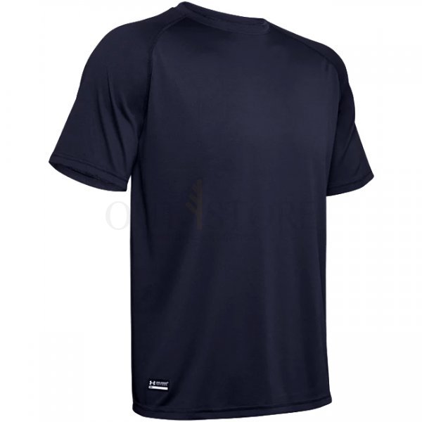Under Armour Mens Tactical Tech Short Sleeve T-Shirt - Navy Blue - L