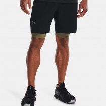 Under Armour Vanish Woven 8 Inch Shorts - Black / Pitch Grey - M