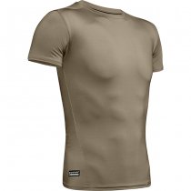 Under Armour Mens Tactical HeatGear Compression T-Shirt - Tan