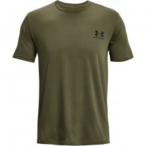 Under Armour Sportstyle Left Chest Short Sleeve Shirt - Olive
