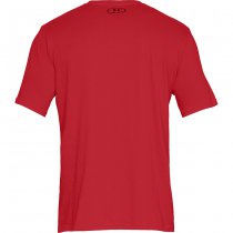 Under Armour Sportstyle Left Chest Short Sleeve Shirt - Red - 2XL