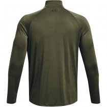 Under Armour Mens Tech 1/2 Zip Long Sleeve - Olive - M