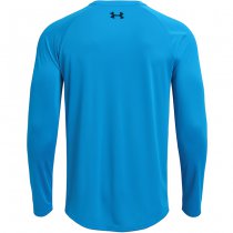 Under Armour Mens Tech 2.0 Long Sleeve - Ether Blue / Black - 2XL