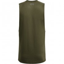 Under Armour Mens Sportstyle Left Chest Cut-Off Tank - Marine OD Green - XL