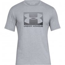 Under Armour Boxed Sportstyle Short Sleeve T-Shirt - Steel Light Heather - L