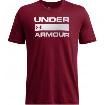 Under Armour Mens Team Issue Wordmark Short Sleeve - Bordeaux