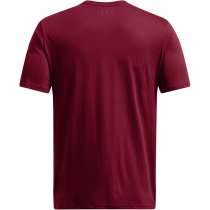 Under Armour Mens Team Issue Wordmark Short Sleeve - Cardinal / Dark Maroon - 2XL