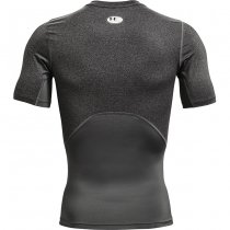 Under Armour Mens HeatGear Compression Short Sleeve - Carbon Heather - 2XL
