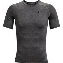 Under Armour Mens HeatGear Compression Short Sleeve - Carbon Heather - M