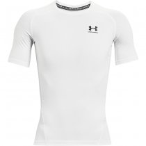 Under Armour Mens HeatGear Compression Short Sleeve - White
