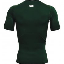 Under Armour Mens HeatGear Compression Short Sleeve - Green - 2XL