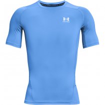 Under Armour Mens HeatGear Compression Short Sleeve - Light Blue