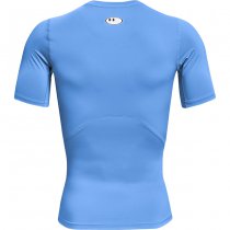 Under Armour Mens HeatGear Compression Short Sleeve - Cobalt - 2XL