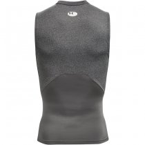 Under Armour Mens HeatGear Compression Sleeveless - Carbon Heather - XL