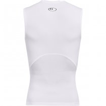 Under Armour Mens HeatGear Compression Sleeveless - White - S