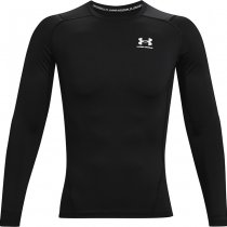 Under Armour Mens HeatGear Compression Long Sleeve - Black