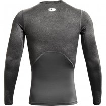 Under Armour Mens HeatGear Compression Long Sleeve - Carbon Heather - L