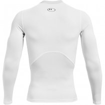 Under Armour Mens HeatGear Compression Long Sleeve - White - L