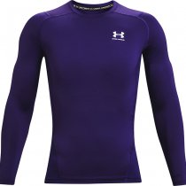Under Armour Mens HeatGear Compression Long Sleeve - Purple
