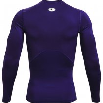 Under Armour Mens HeatGear Compression Long Sleeve - Purple - 3XL