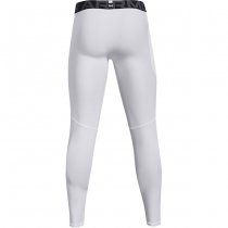Under Armour Mens HeatGear Compression Leggings - White - S
