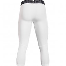 Under Armour Mens HeatGear Compression 3/4 Leggings - White - 2XL