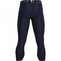 Under Armour Mens HeatGear Compression 3/4 Leggings - Navy Blue - 3XL