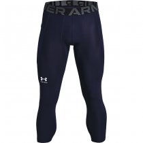 Under Armour Mens HeatGear Compression 3/4 Leggings - Navy Blue - M