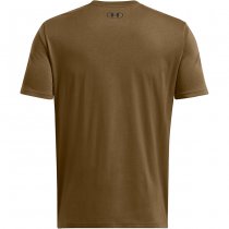 Under Armour Mens ABC Camo Boxed Logo Short Sleeve - Coyote - 2XL