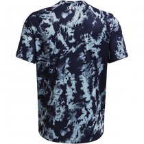 Under Armour Mens Tech ABC Camo Short Sleeve - Navy Blue / White - 2XL