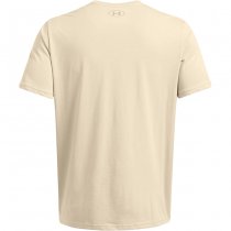 Under Armour Mens Stacked Logo Fill T-Shirt - Khaki Base / Timberwolf Taupe - 2XL