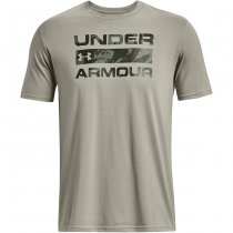 Under Armour Mens Stacked Logo Fill T-Shirt - Green