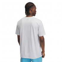 Under Armour Mens Stacked Logo Fill T-Shirt - Halo Grey / Steel - 2XL