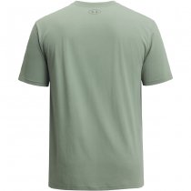 Under Armour Mens Stacked Logo Fill T-Shirt - Silica Green / Olive - 2XL