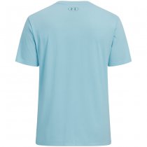 Under Armour Mens Stacked Logo Fill T-Shirt - Stream / Ether Blue - 2XL