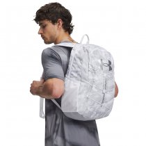 Under Armour Hustle Sport Backpack - Mod Grey / Mod Grey / Metallic Silver