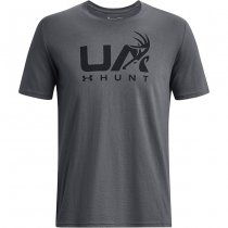 Under Armour Mens Antler Hunt Logo T-Shirt - Dark Grey