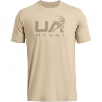 Under Armour Mens Antler Hunt Logo T-Shirt - Khaki