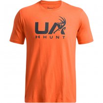 Under Armour Mens Antler Hunt Logo T-Shirt - Orange