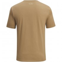 Under Armour Mens Antler Logo T-Shirt - Camel / Khaki Base - 2XL