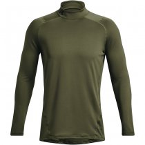 Under Armour Mens ColdGear Fitted Mock - Olive
